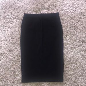 Black pencil skirt